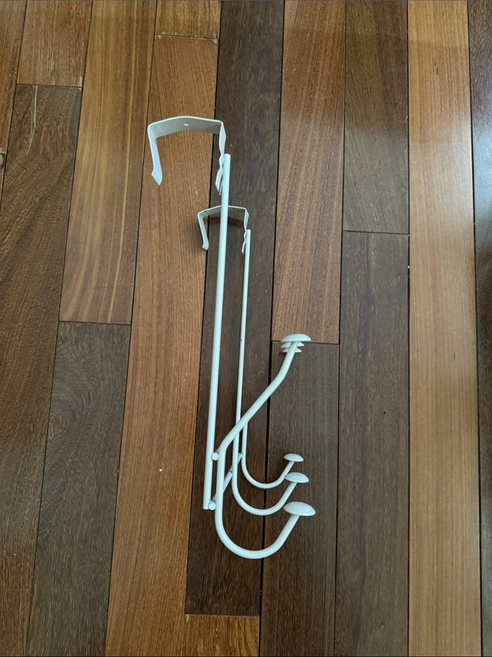 Target White Over-the-Door 5-Hook Organizer Rack